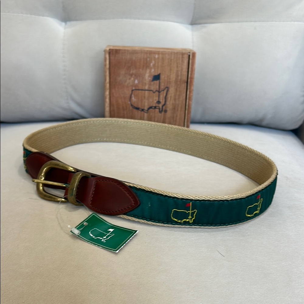 The Masters  Green and Brown Men's Belt